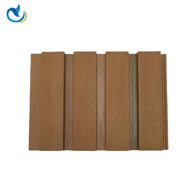 Paneles de pared exteriores de PE marrón