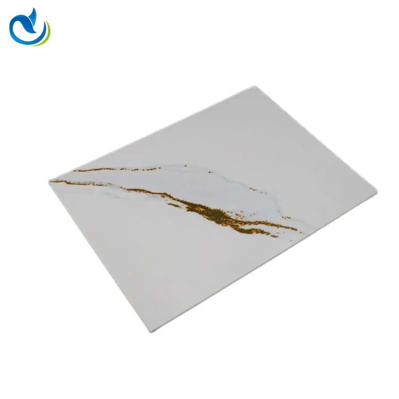 Material de construcción Paneles de pared de PVC Fondo de TV impreso en 3D