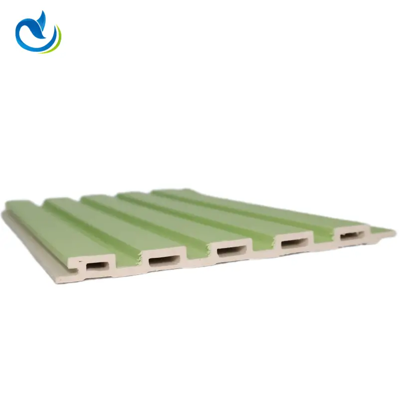 Paneles de pared WPC de madera de plástico de madera lutada