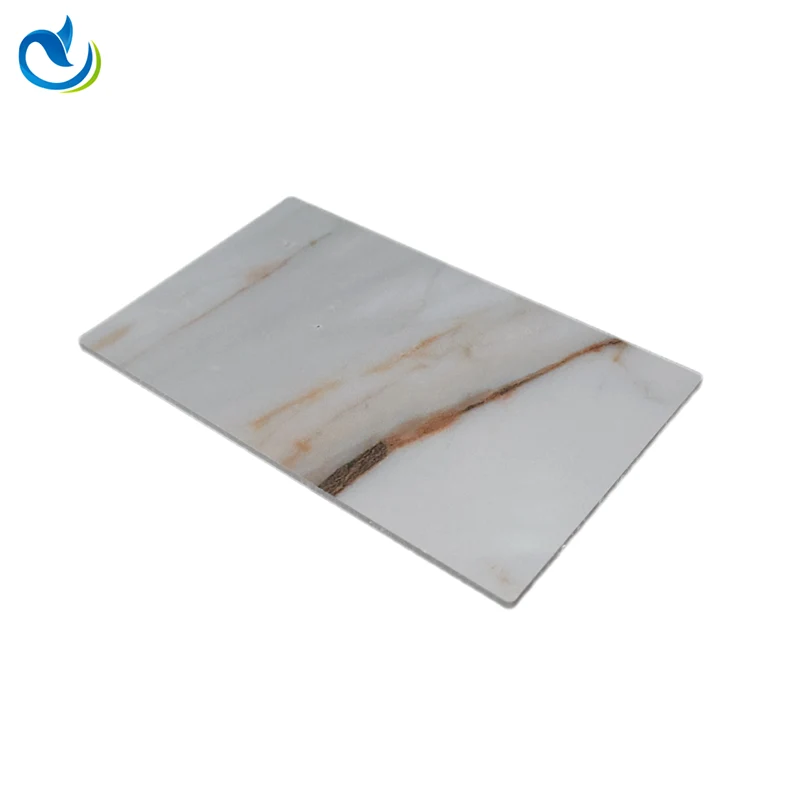 Hoja de pared de mármol de PVC