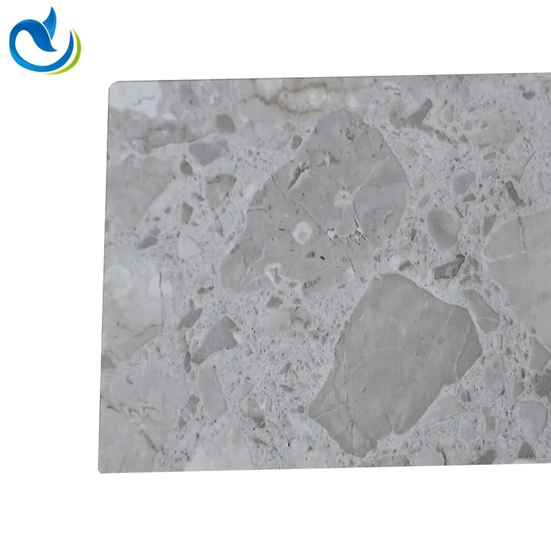 Paneles de pared de cristal de resina SPC PVC